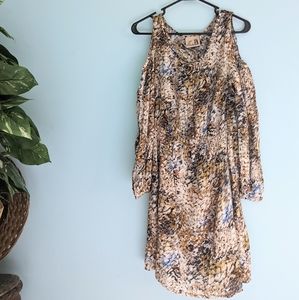 Rockin Bohemian Cold Shoulder Dress size L